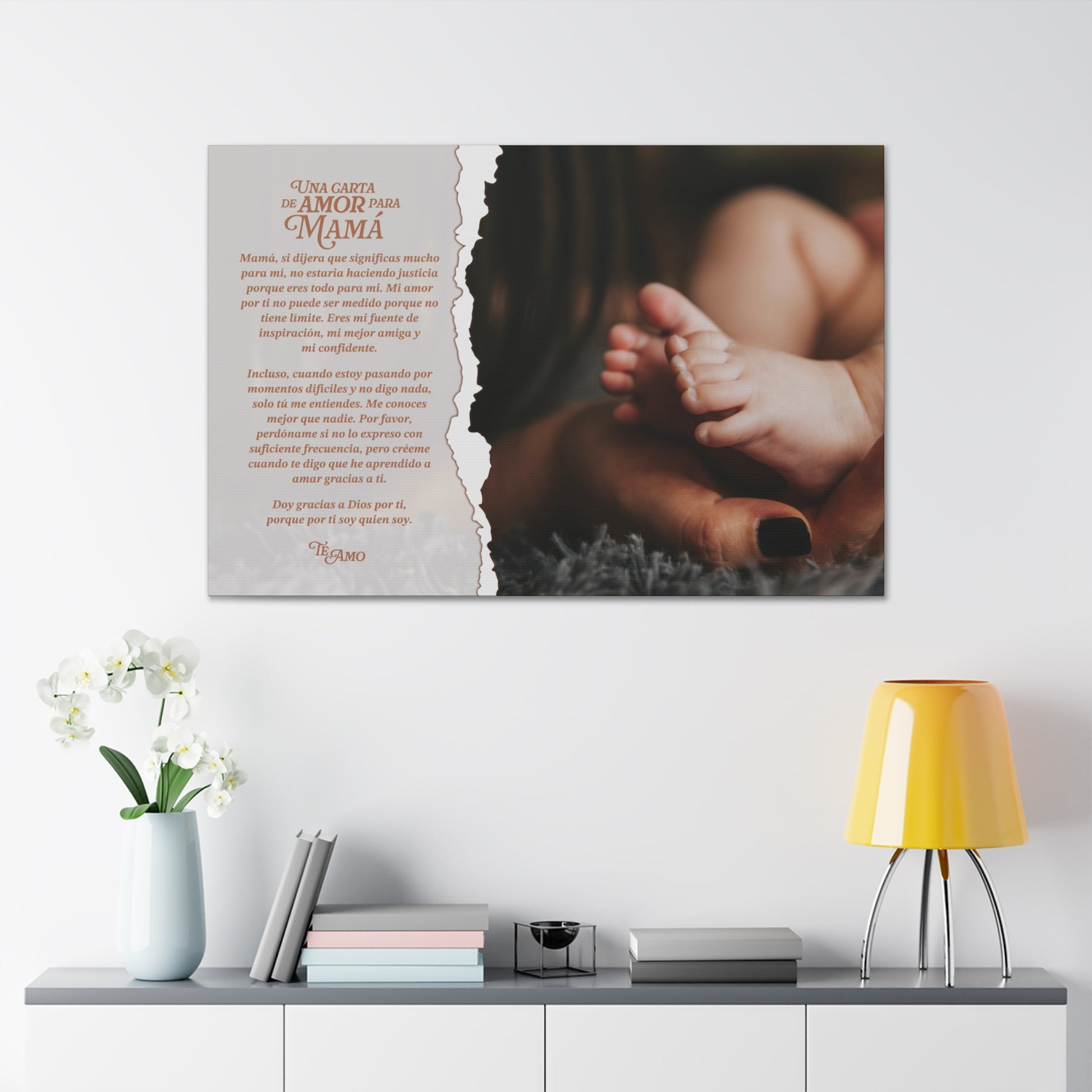 Carta de Amor para Mamá - Canvas