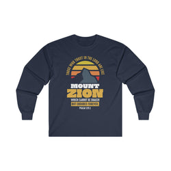 Image of Mount Zion Christian Shirt, Psalm 125:1, Mountain - Joe Camilo Designs