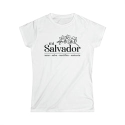 Image of Mi Salvador Camisa Cristiana de Mujer - Joe Camilo Designs