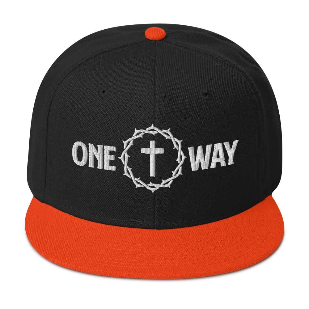 Image of One Way Embroidered Snapback Hat