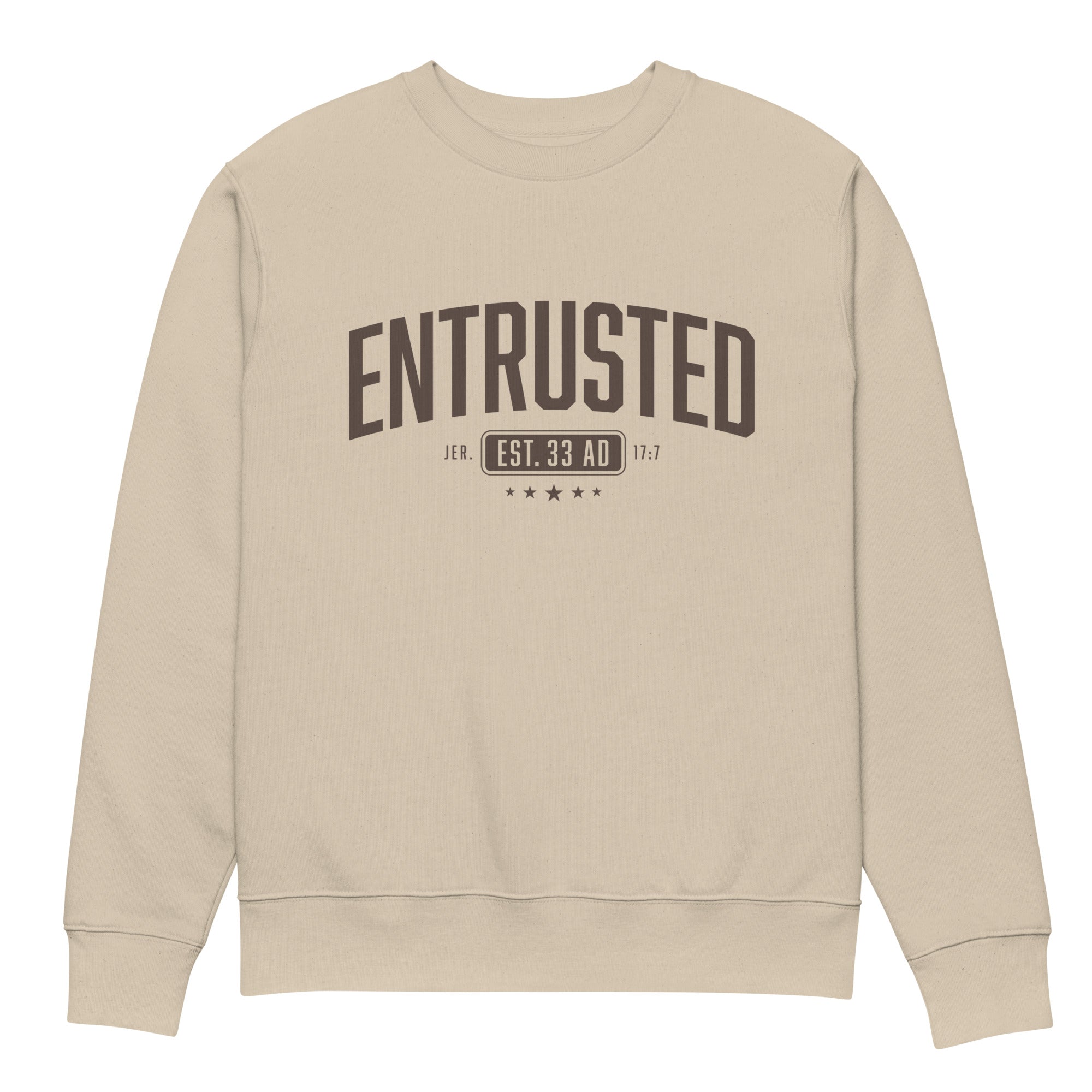 "Entrusted" Essential Est. Sweatshirt — Entrusted to Him