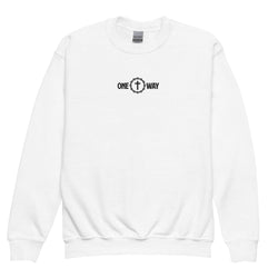 Image of One Way Embroidered Youth Sweatshirt
