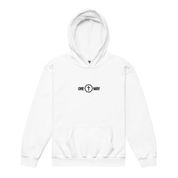 Image of One Way Embroidered Youth Hoodie